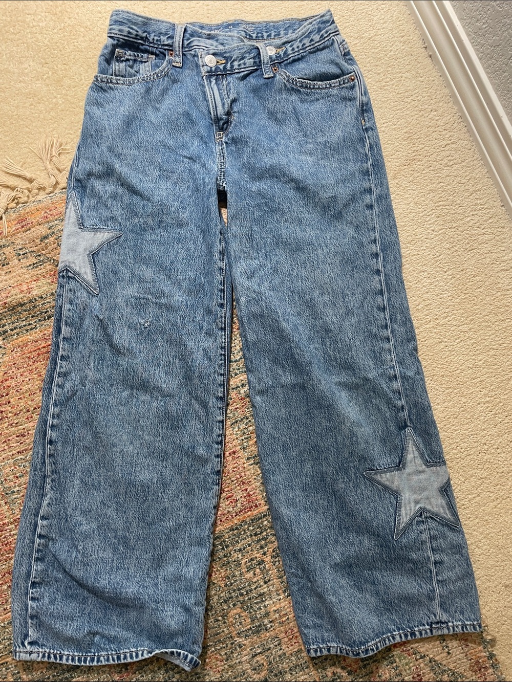 Old Navy high rise super-baggy wide leg jeans